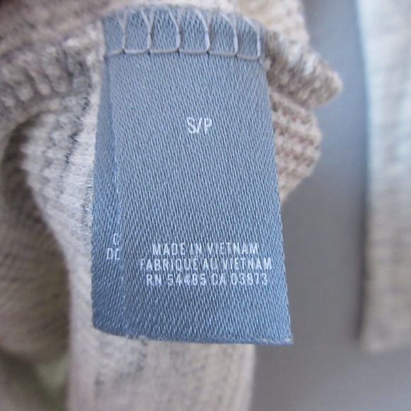 Aerie Waffle Knit Thermal‎ Sleep Shirt HOT COCOA FIRESIDE NAPS - Picture 4 of 10